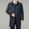 Men's Luxury Cashmere Mid-Length Double-Faced Wool Coat
