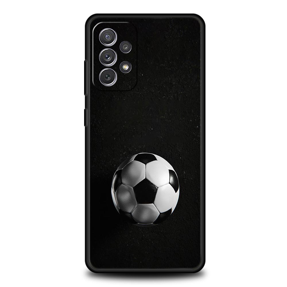 Soccer Ball Football Phone Case For Samsung Galaxy A13 A51 A71 A41 A31 A21S A11 A03S A12 A32 A52 A22 A23 A33 A53 A73 5G Cover