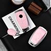 Leather Car KeyCase Cover For Mercedes Benz E S G Class GLC CLE CLA GLB GLS W177 W205 W213 W222 X167 AMG E200 E260 Key Shell Fob