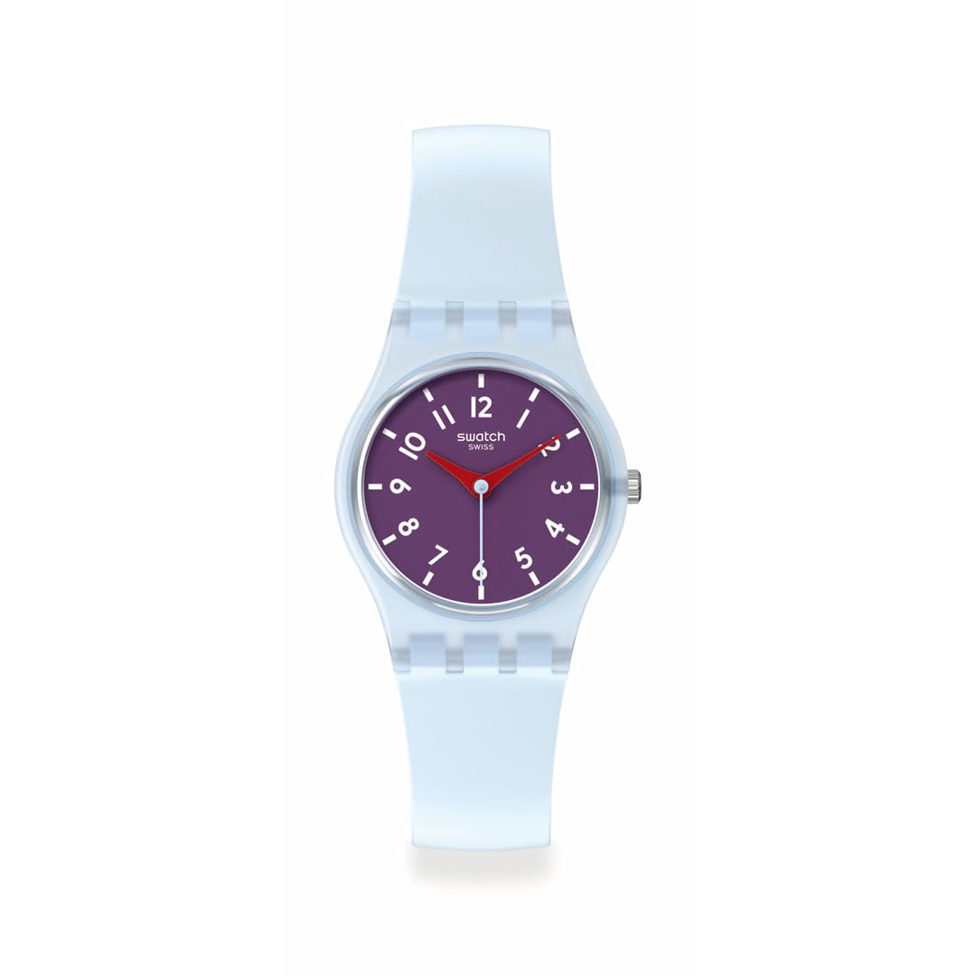 

Женские часы Swatch POWDER PLUM LL126 синего цвета, синий