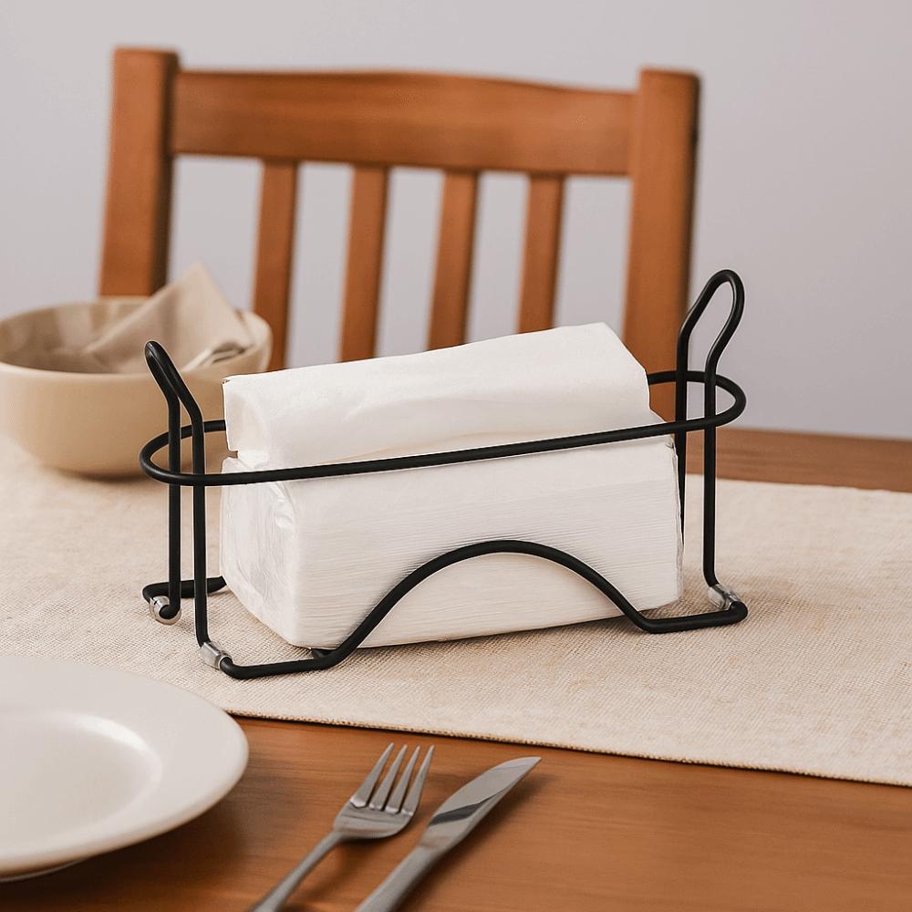 Anti-Rust Vertical Napkin Holder Minimalist Metal Storage Rack Tissue Holder  Bathroom Storage