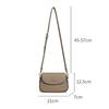 C.BANNER Crossbody Bag, Leather Handbag, Shoulder Bag, Grey