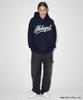 MAHAGRID Script Logo Knit Hoodie Navy(Mg2Efmk640A)