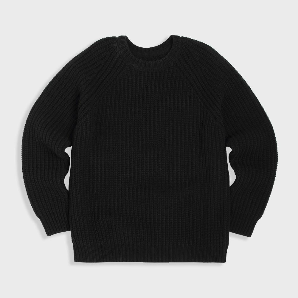 Howeeo 20Fw Granma Knit – Black