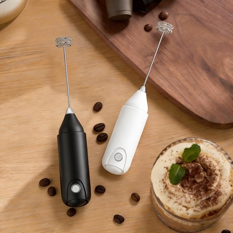 1/2sets Handheld Electric Mixer with Egg Beater Set Portable Milk Foam Maker for Travel Coffee Baking Food Whisk Kitchen Tool