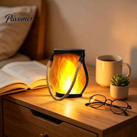 Solar Powered Garden Lights Flickering Flame Lamp, Yard Light, Outdoor Waterproof Romantic Backyard Lighting Hanging Lantern with Auto On/Off Function
