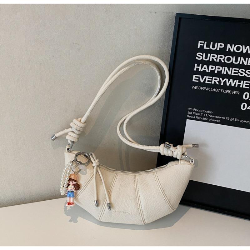 Trendy versatile dumpling bag women's spring new fashion simple shoulder bag high-end niche design women's bag