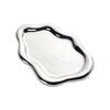 Silver Plated Ceramic Tray Internet Famous Photo Props Ceramic Jewelry Ornaments Storage Display Tray