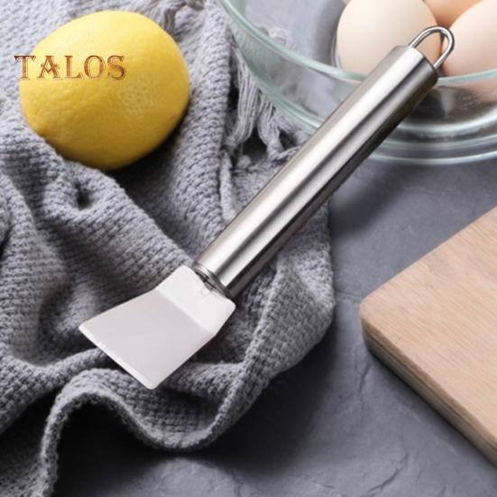 Čisticí lopata z nerezové oceli Kuchyňský nástroj se závěsnými otvory Snadné použití Opakovaně použitelná nerezová škrabka na rozmrazování ledu pro kavárnu Restaurace Pekařství