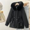YYFS Damenmode Casual Herbst Winter Einfarbig Druck Langarm Jacken & Mäntel Daunenmäntel