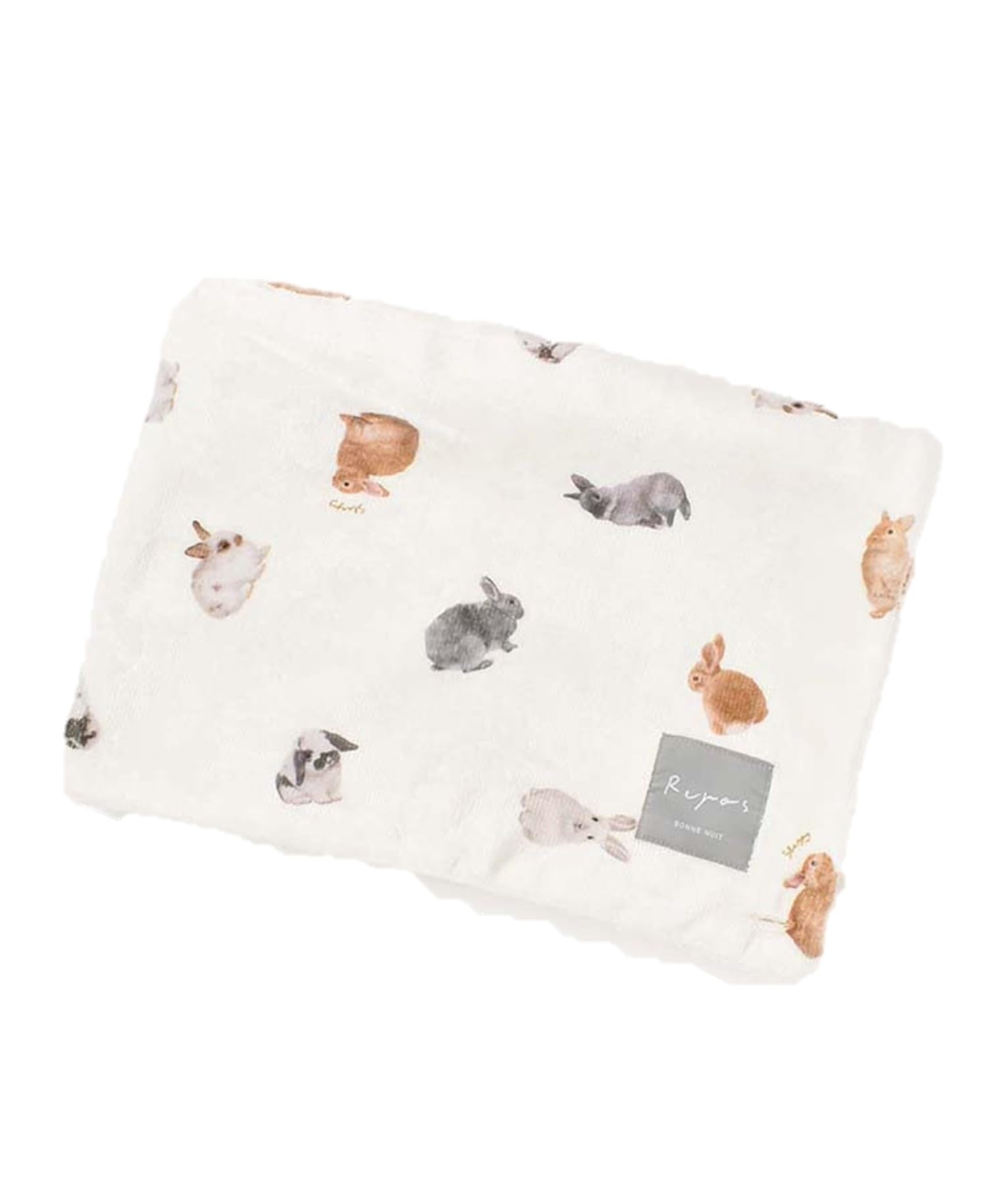 

Senbado Motif Print 3-Way Lap Blanket (Rabbit)