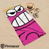 Cartoon Pink Dino Face Cartoon Anime Beach Towel Microfiber Quick Dry Super Absorbent Soft Bath Towel for Kids Adults Travel