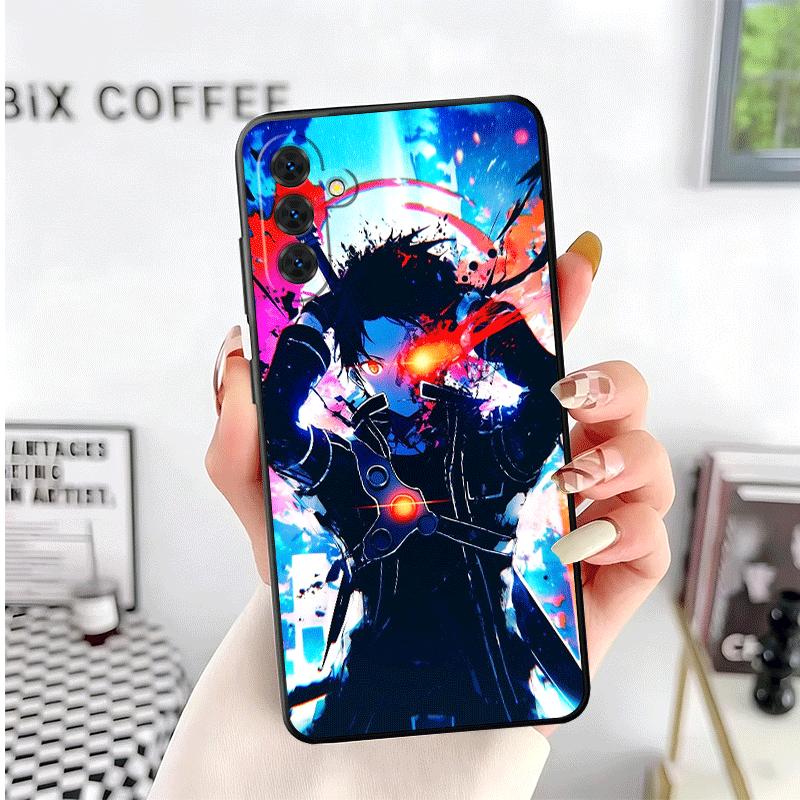 S-Sword O-Online SAO Yuuki Asuna Soft Phone Case for Samsung A17 A37 A57 A16 A26 A36 A56 A15 A25 A35 A55 A14 A24 A34 A54 A13 A23
