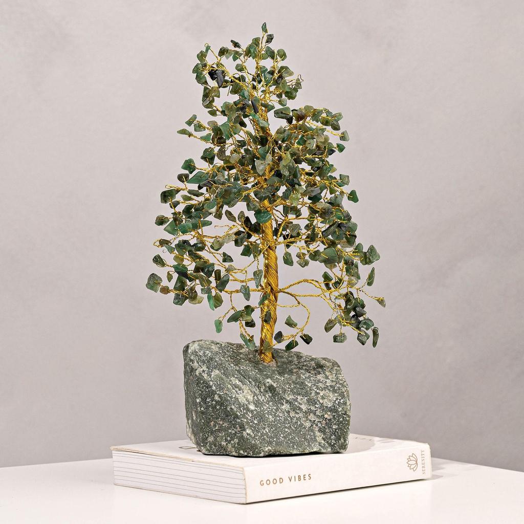Gemstone Tree Green - Luck Large