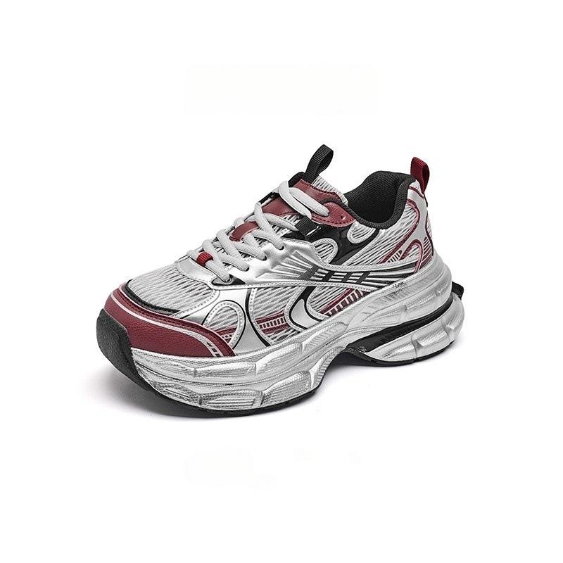 Silver dad shoes women's spring and summer new thick-soled breathable light and not tired feet casual shoes sports shoes women's shoes trend