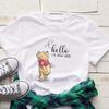 Unisex Winnie The Pooh T-shirt Cartoon Graphic Short Sleeve T Shirts Summer Casual Top T-Shirt Aesthetic Harajuku Clothing