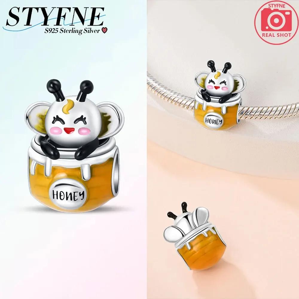 New Cute Black Panda Beads Fit Bracelets Decoration Diy Birthday Party Fine Gifts Jewelry Bracelets Accessories