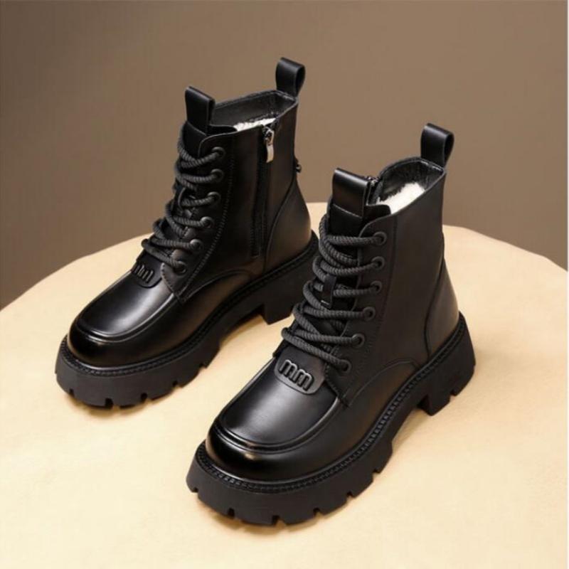 Fashion Fur Fur Integrated Snow Boots Wool Women's Boots Winter Velvet  Anti Cold Women's Shoes Warm Cotton Shoes Lamb Wool Cotton Boots