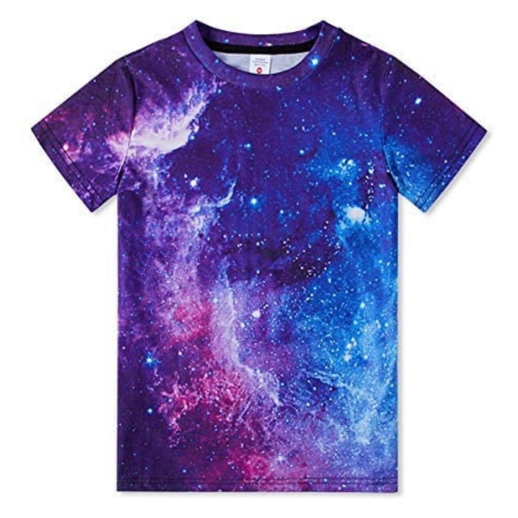 Fashion Children T-Shirts 3D Print Colorful Pattern Round Neck T-Shirts Casual Short Sleeve Tops Kids Tees Clothing