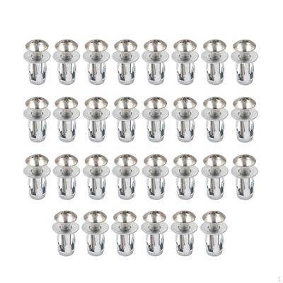 30 Pack Petal Expansion Fasteners for Metal Wall Fixtures