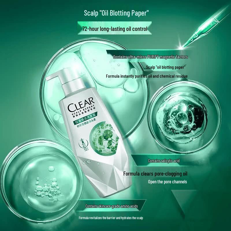 CLEAR Scalp Care Oil Control & Revitalizing Shampoo