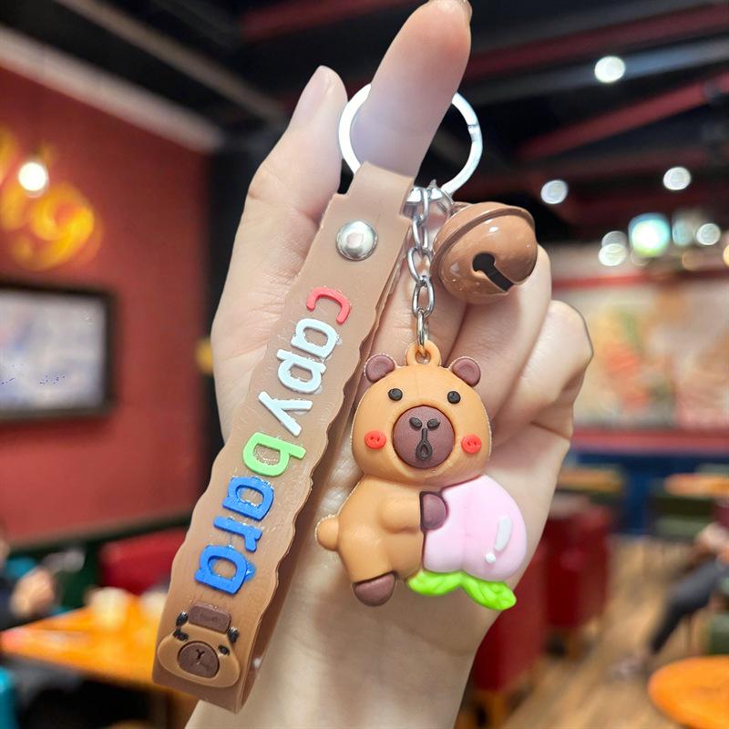 Cartoon Keychain Pendant, Wooden Stick Figure, Key Chain, Blind Box, Tide Play Pendant.