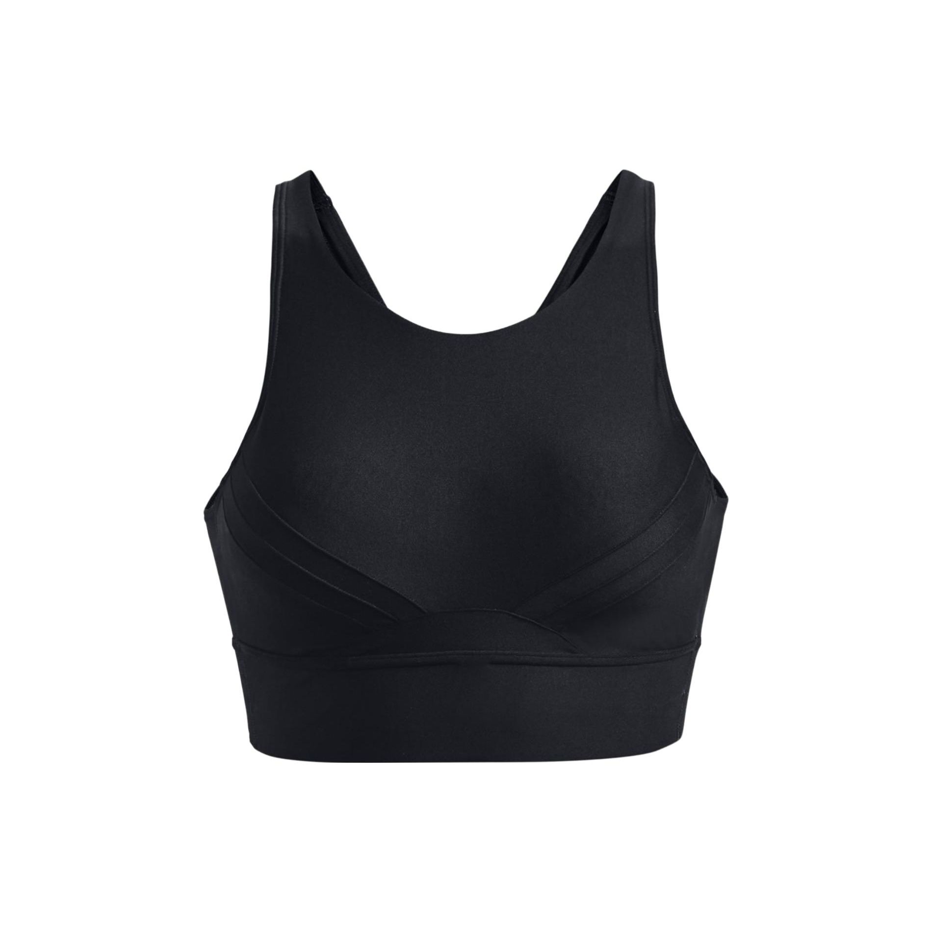 Under Armour Infinity Medium Support Sports Bra Women Black 1376883-001 L