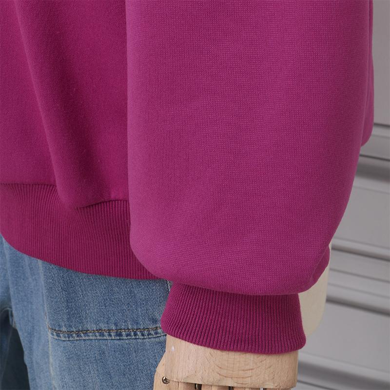 VONDA S-5XL Women Long Sleeve V Neck Solid Color Thin Pullover Sweatshirts