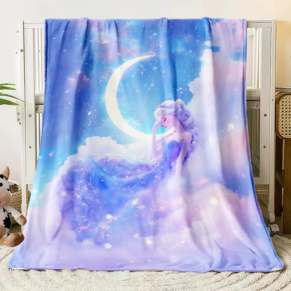 Cartoon Frozen soft Blankets blankets fluffy flannel thin Blanket Picnic Sofa Family Bedroom Children's Room custom blanket