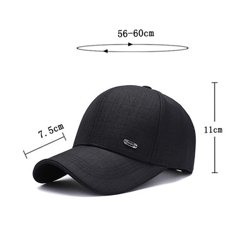 Four Seasons Middle-Aged and Old Men's Baseball Cap Sunshade Hat Outdoor Dad Hat