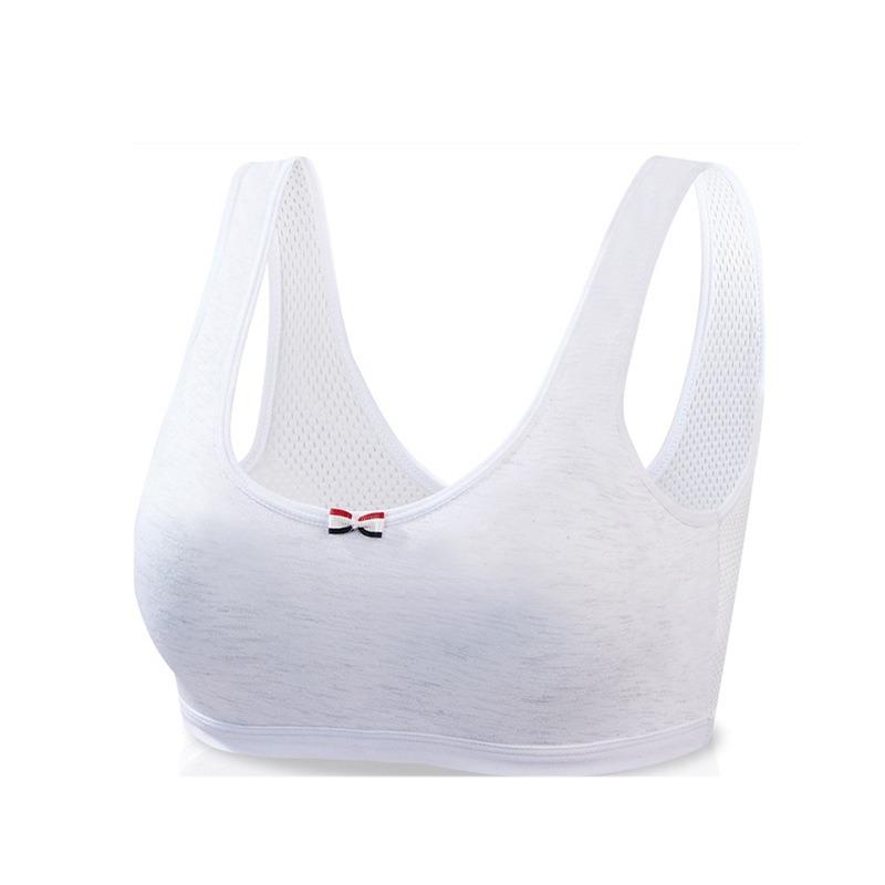 Girls' Underwear Thin Sports Breathable Cotton Underwear Development Stage Girls' Fit Tank Top Bra