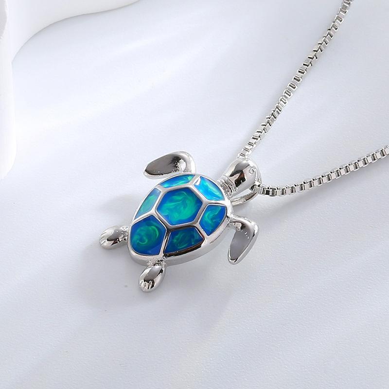Colliers Pendentifs Tortue Simples Créatifs Pour Femmes Filles Polyvalents Exquis Mignons Accessoires de Bijoux Colliers Cadeaux