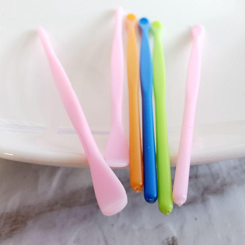 Disposable Ear Pick & Swab Set with Lipstick Spoon and Powder Divider Stick Adults (18+)