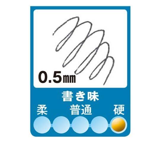 Mitsubishi Pencil Oil-Based Ballpoint Pen Berry Raku Knock SN-100-05 Black 24