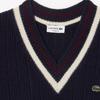 Lacoste Herren Tennis V-Ausschnitt Langarmpullover Ah3133 54n Qrn