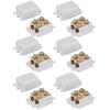 6 Pcs No Break Wire Connector 1000V 100A Splitter Connector T Type Splitter  Speaker Pendant Light