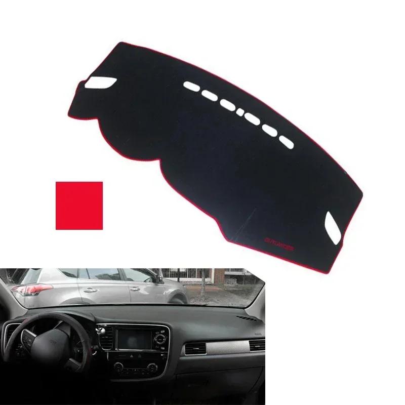 Car dashboard Avoid light pad Instrument platform desk cover Mat Carpets For Mitsubishi Outlander 3 2013-2017 2018 2019 2020