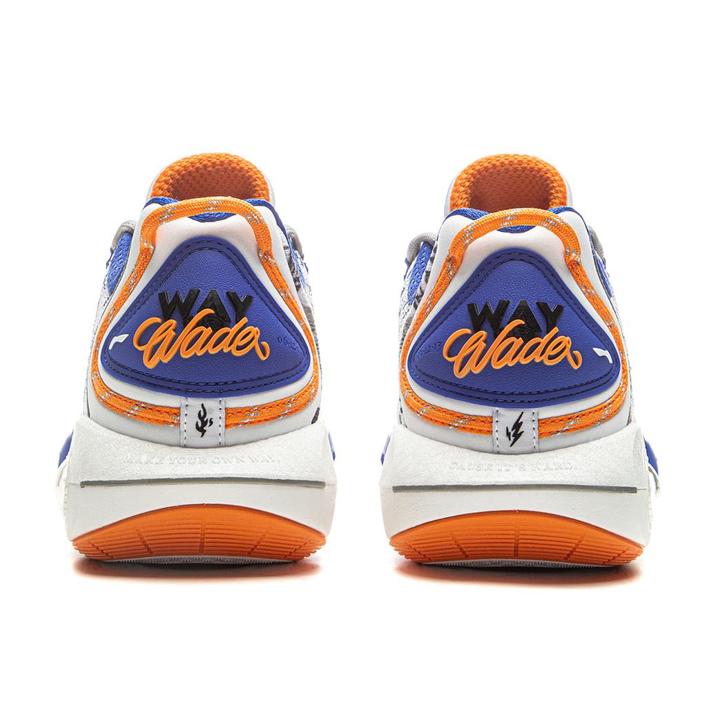 Li Ning Wade Phantom 7 Buty do koszykówki męskie, białe, niebieskie, ABPV011-7