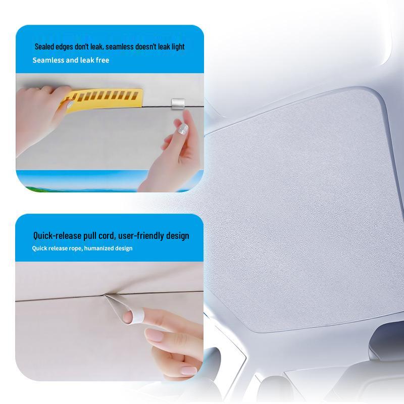 Silicone Sunshade for BYD Song L EV DMI Plus MAX Pro Sunroof
