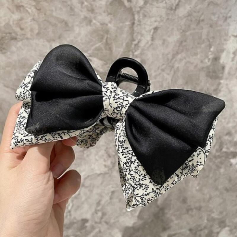 Women s Lovely Double Ribbon Hair Clip