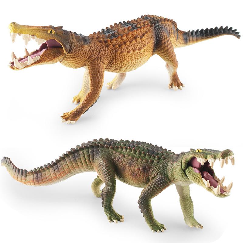Figurine Exquisite Crocodile Made Of Durable Pvc Perfect For Kids Learning And Display Home