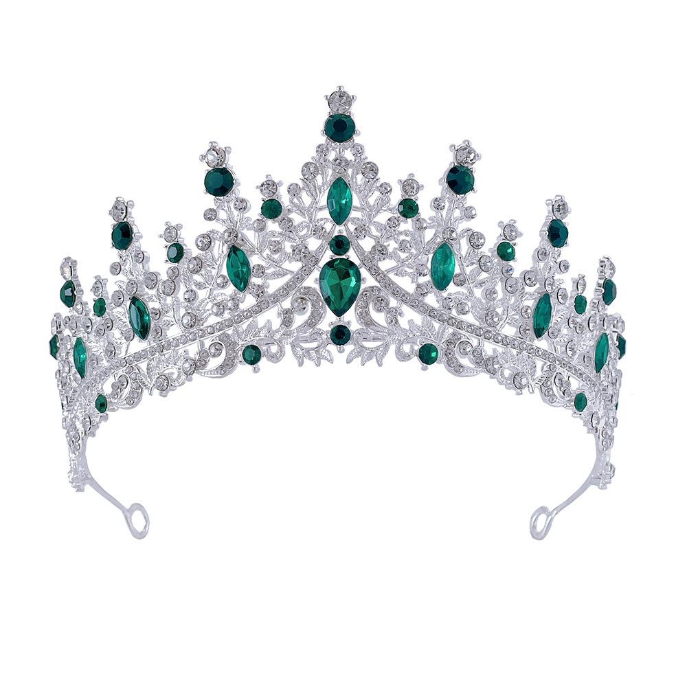 New Wedding Crown Headdress Bride Elegant Luxury Rhinestone Wedding Dinner Wedding Style Crown