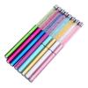 Set of 6 Spiral Eyelash Brushes with Rhinestone Handles and Protective Caps Reusable Eyelash Mascara Wands for Makeup Application and Eyebrow Grooming