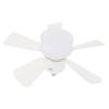 Ceiling Fan with Light 3 Colors Dimmable Quiet LED Ceiling Fan Lamp Screw in E26 Base Timer Function APP Control