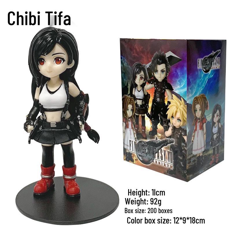 Chibi Figure Set: Tifa, Zack, Cloud & Aerith from Final Fantasy VII Rebirth