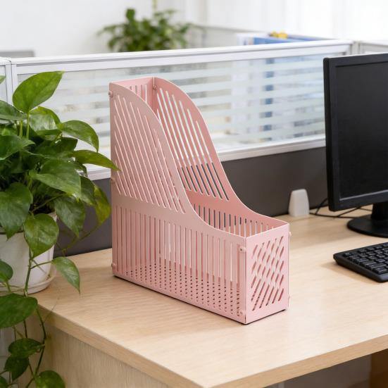 File Holder Note Dispenser Acrylic Iron Easy Access Desk Organizer Office Home Classroom Storage Accessories