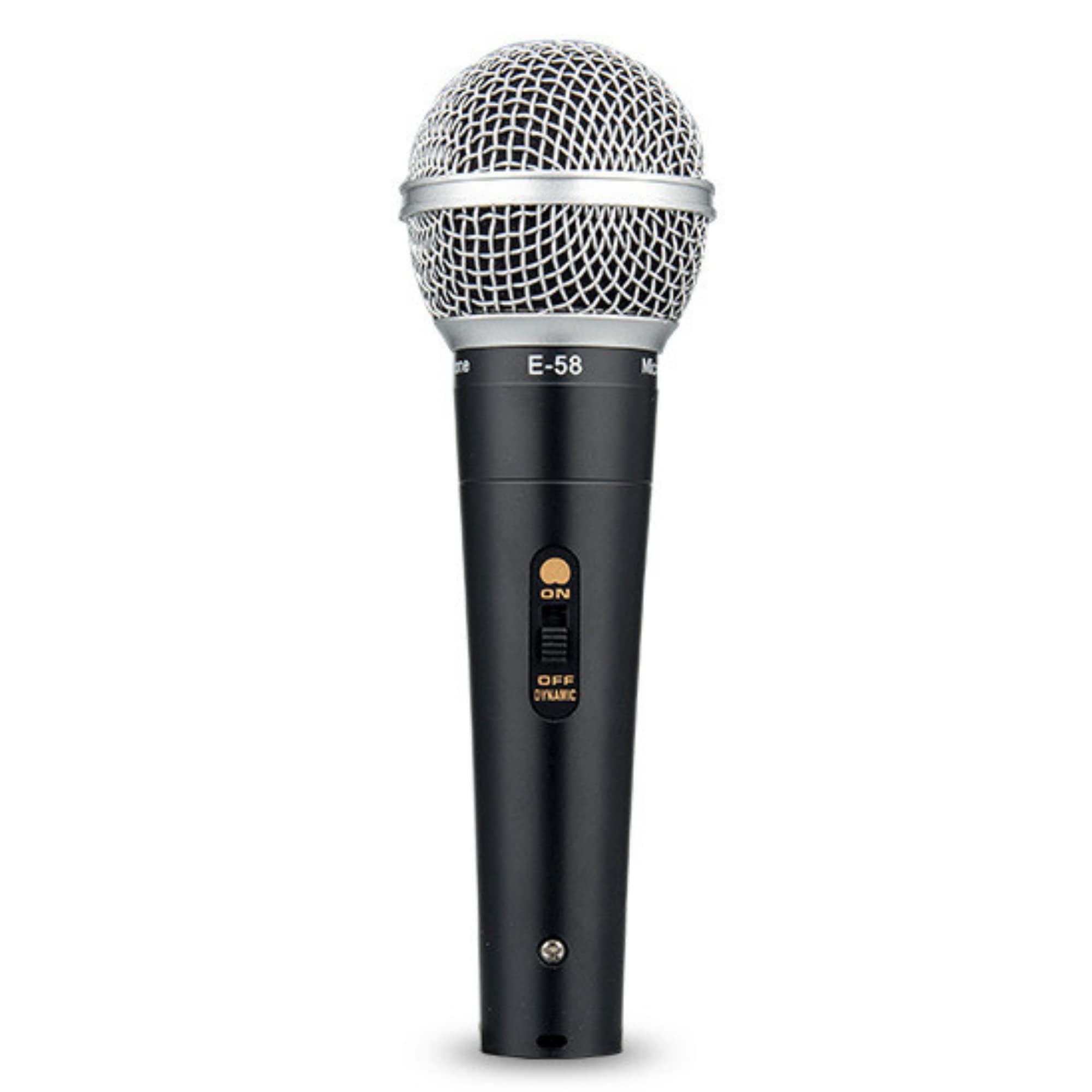 

Fujirec Dynamic Microphone with XLR Phone Cable, Wired Handheld Microphone for Vocals, Narration, Karaoke, and DTM, with Switch, Unidirectional