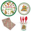 Carnival Themed Party Tableware Paper Plates Tissue Supplies Mexican Carnival Disposable Party