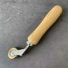 Manual Pressure Edging Roller Ergonomic Handle Rolling Wheel Wallpaper Seam Roller Wall Paper Construction Tool A0KF