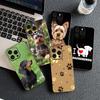 for Samsung Galaxy S10 S8 S9 Plus A33 A34 A31 70 A71 A72 Note 20 9 8 S10E Phone Case Yorkshire Terrier Yorkie Dachshund Dog